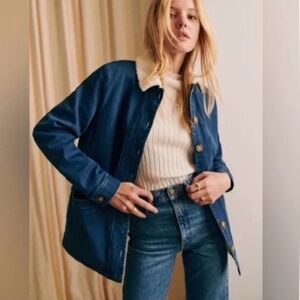 Sezane Will Shearling Jacket Large